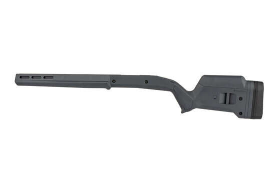 Magpul Hunter stock for right handed Remington 700LA rifles in grey with M-LOK and sling loop